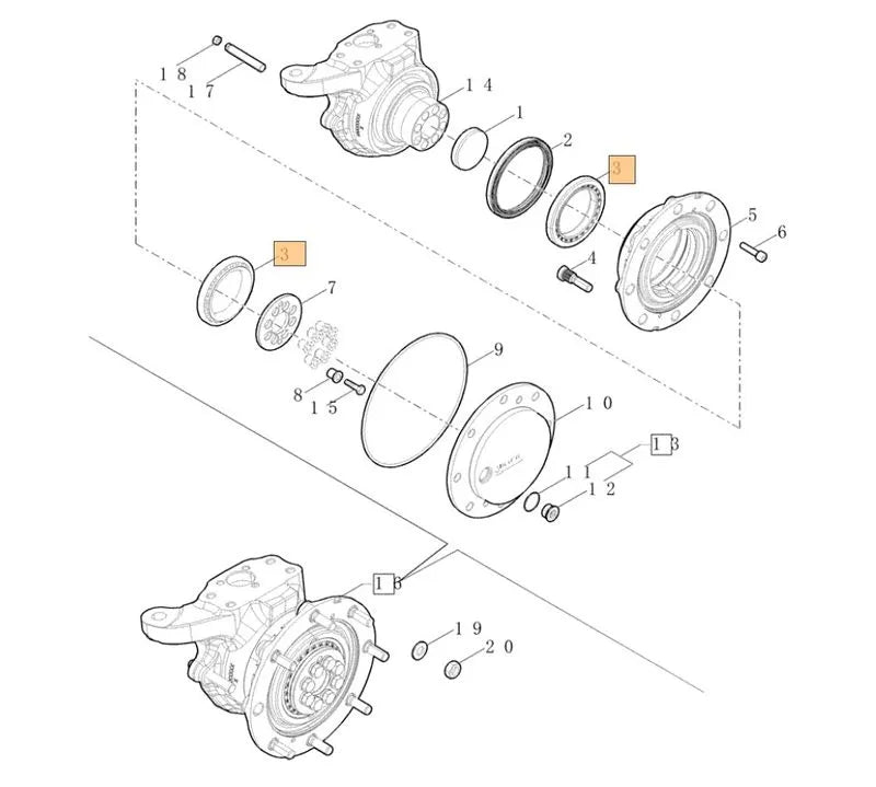 Rolamento Cônico New Holland - (5133737).