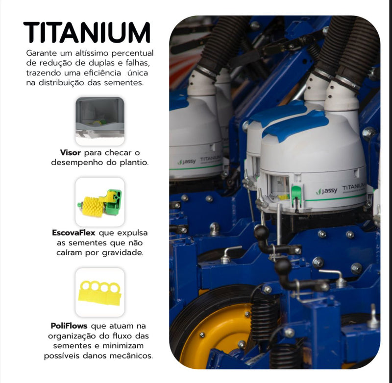 Dosador de semente Titanium.